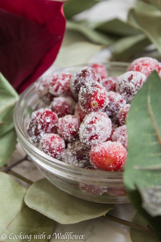Sparkling Sugar Coated Cranberries | Cooking with a Wallflower