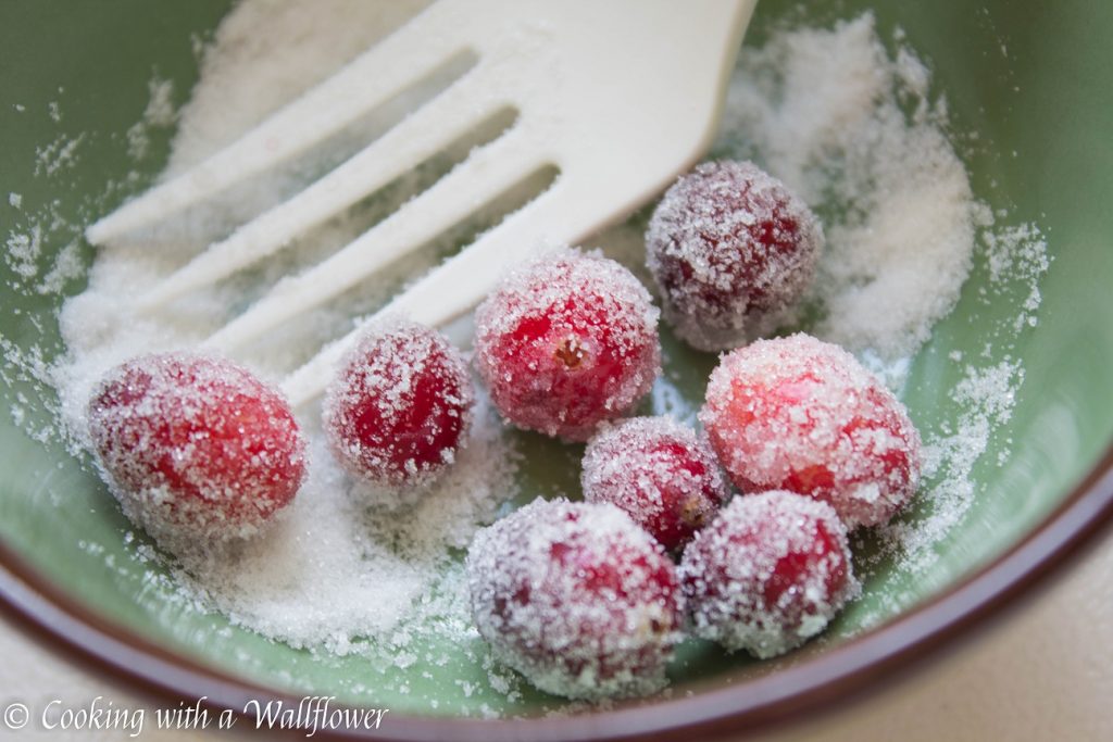 Sparkling Sugar Coated Cranberries | Cooking with a Wallflower