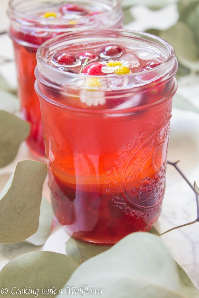 Cranberry Hibiscus Iced Tea | Cooking with a Wallflower