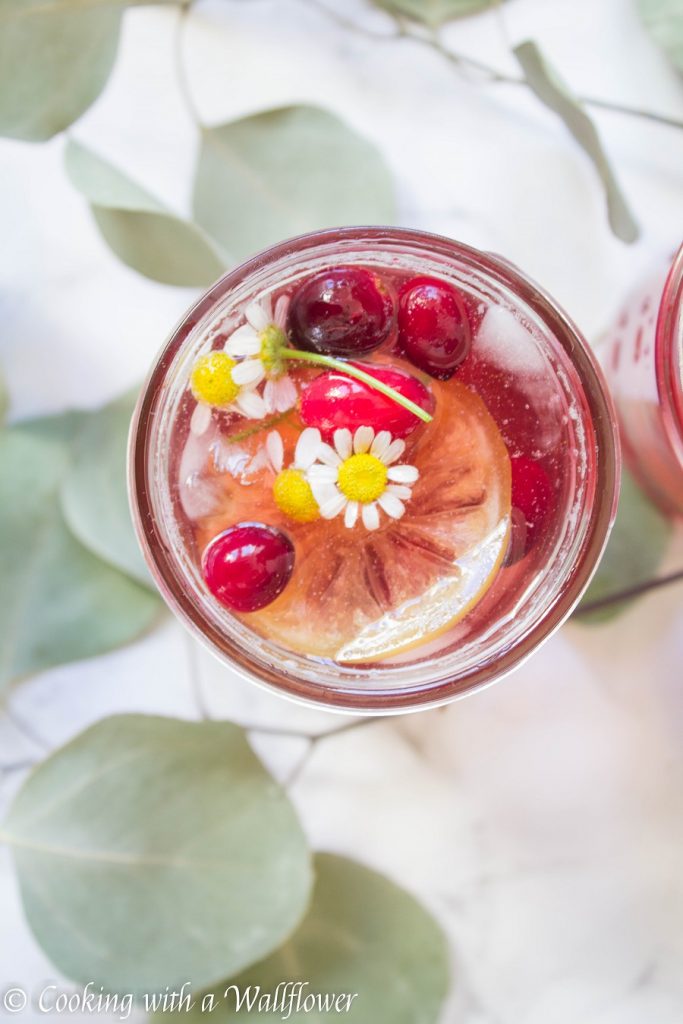 Cranberry Hibiscus Iced Tea | Cooking with a Wallflower