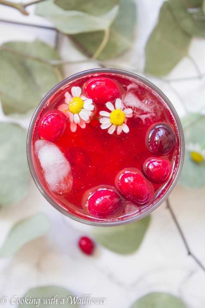 Cranberry Hibiscus Iced Tea | Cooking with a Wallflower