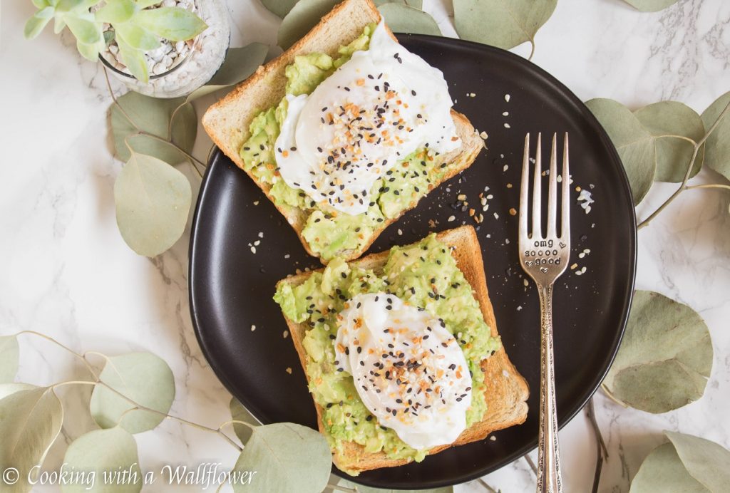 Everything Spice Poached Egg Avocado Toast | Cooking with a Wallflower