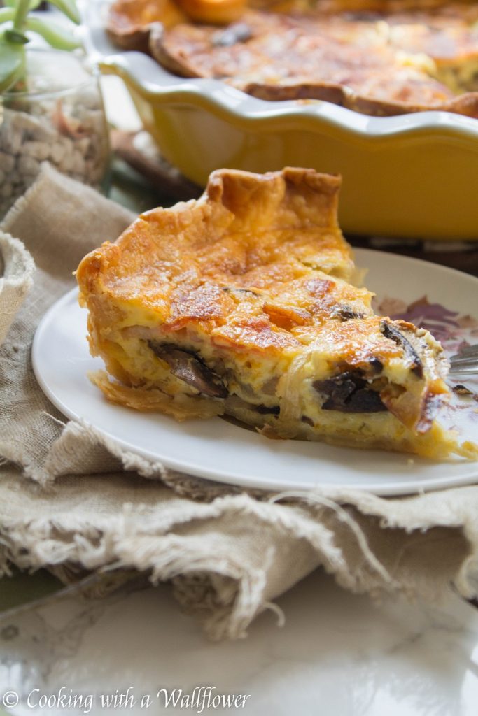 Bacon Mushroom Quiche | Cooking with a Wallflower