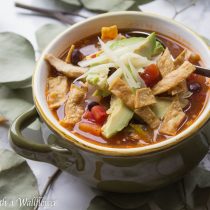 Chicken Tortilla Soup - Cooking with a Wallflower