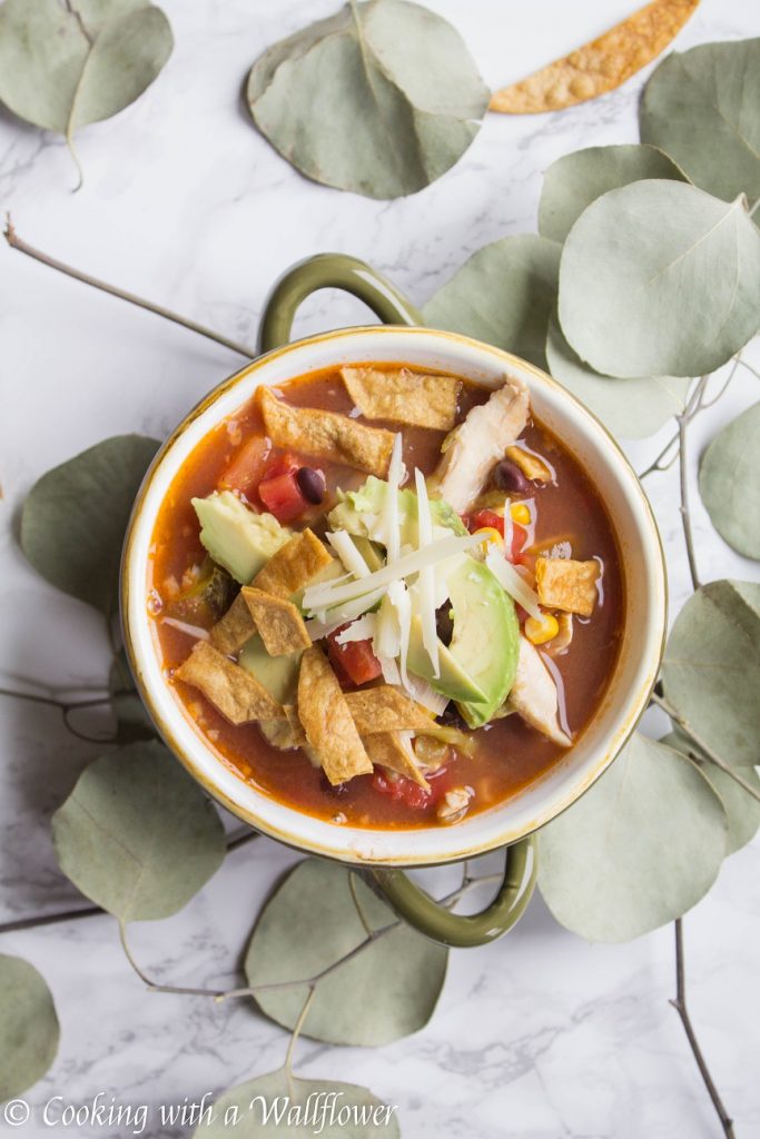 Chicken Tortilla Soup | Cooking with a Wallflower