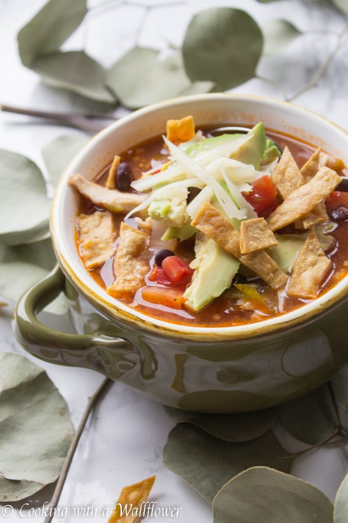 Chicken Tortilla Soup | Cooking with a Wallflower