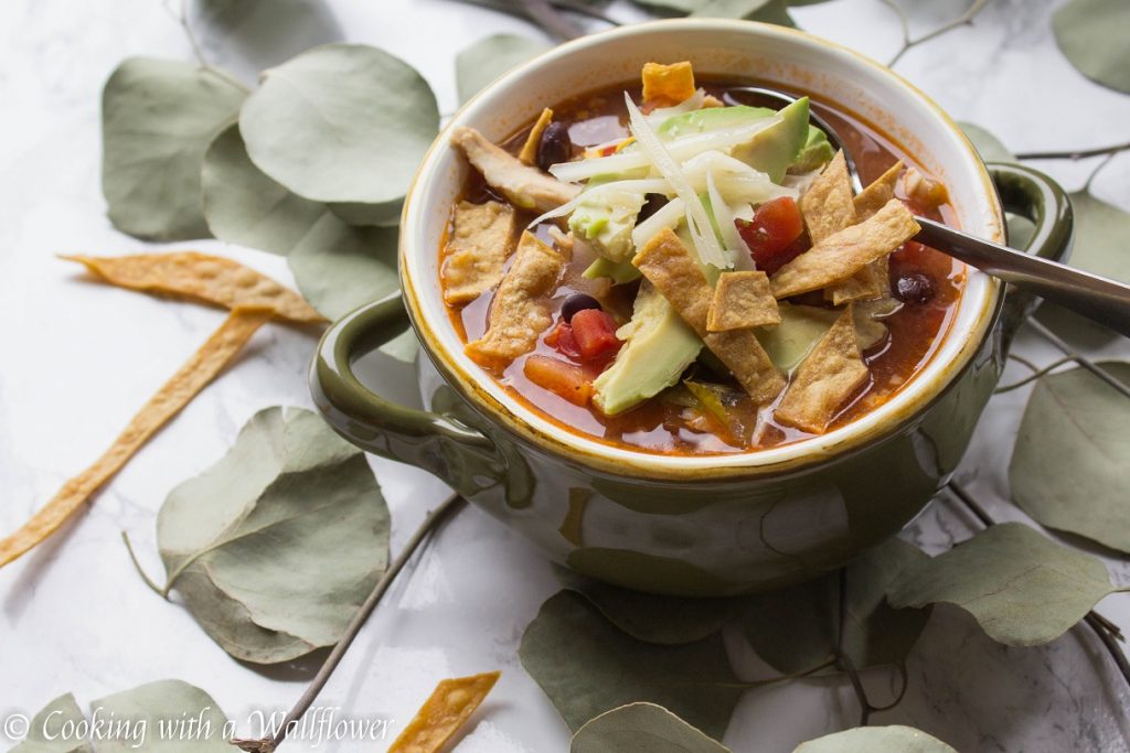 Chicken Tortilla Soup | Cooking with a Wallflower