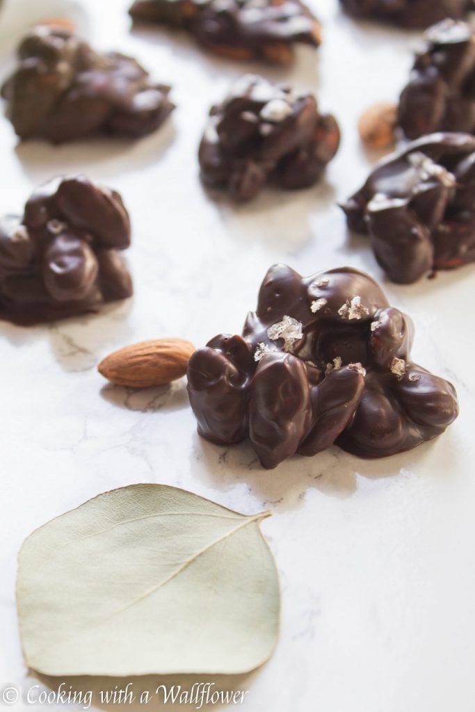 Chocolate Covered Almond Clusters  | Cooking with a Wallflower