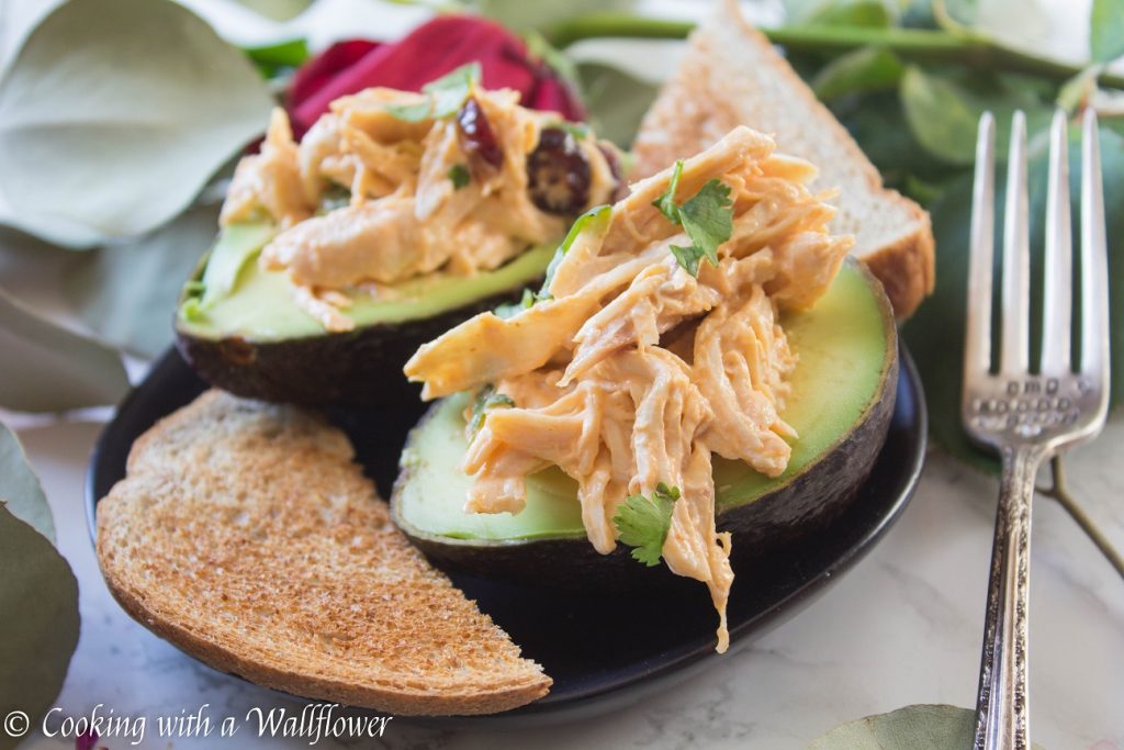 Spicy Chicken Salad in Avocado | Cooking with a Wallflower
