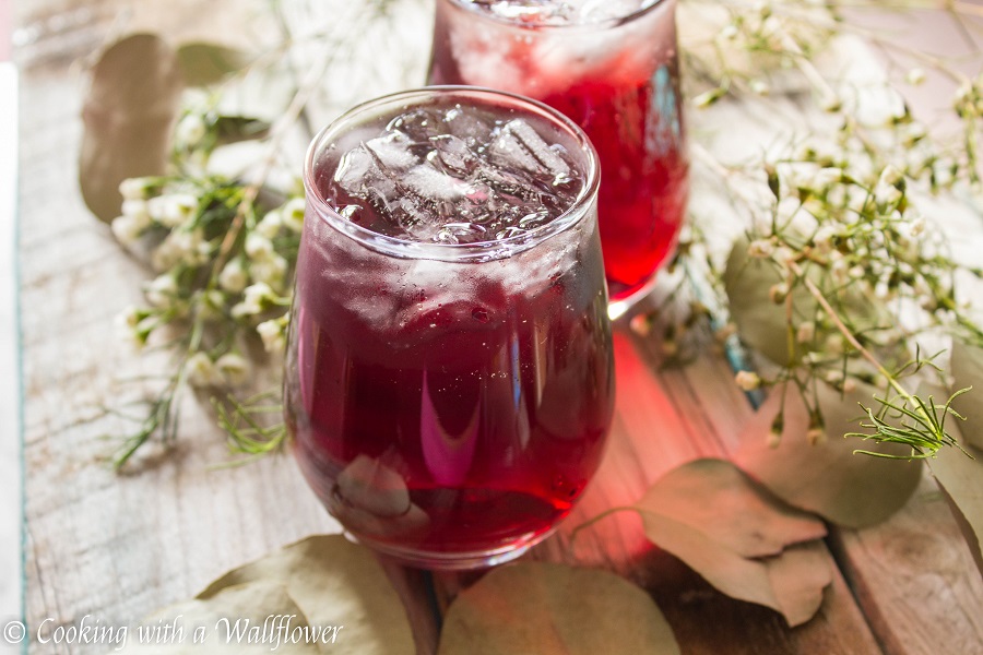 Pomegranate Hibiscus Vodka Iced Tea