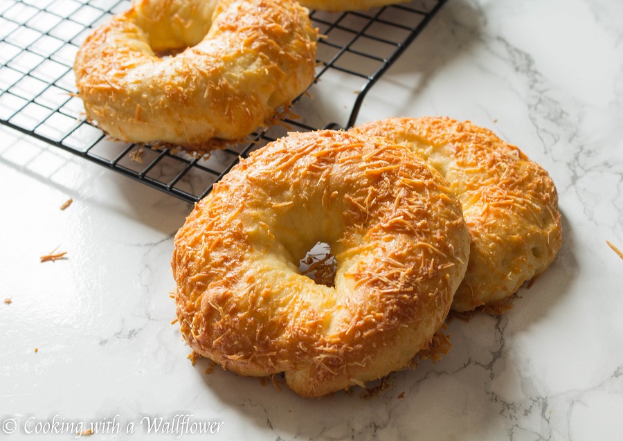 Homemade Parmesan Bagels | Cooking with a Wallflower
