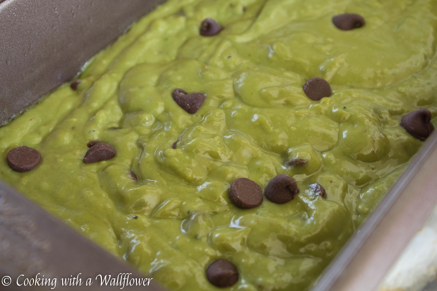 Matcha Green Tea Chocolate Chip Bread | Cooking with a Wallflower