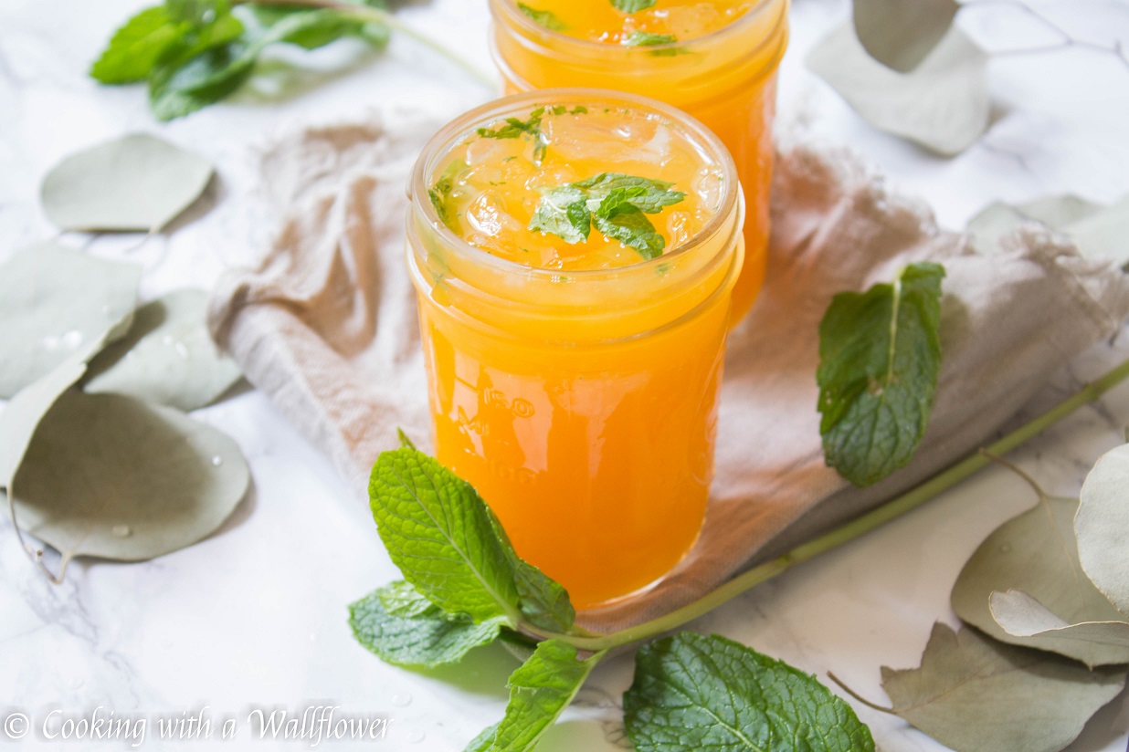 Sparkling Tangerine Mint Soda