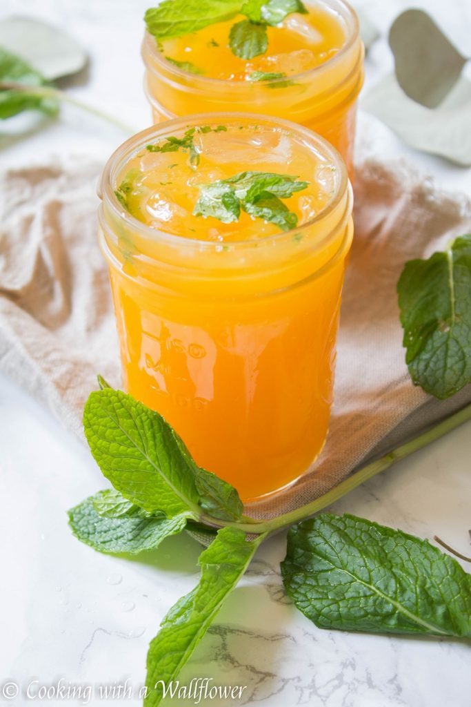 Sparkling Tangerine Mint Soda | Cooking with a Wallflower