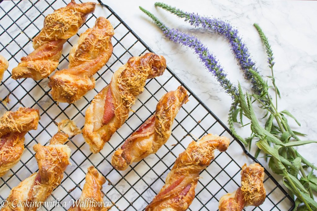 Parmesan Bacon Twists | Cooking with a Wallflower