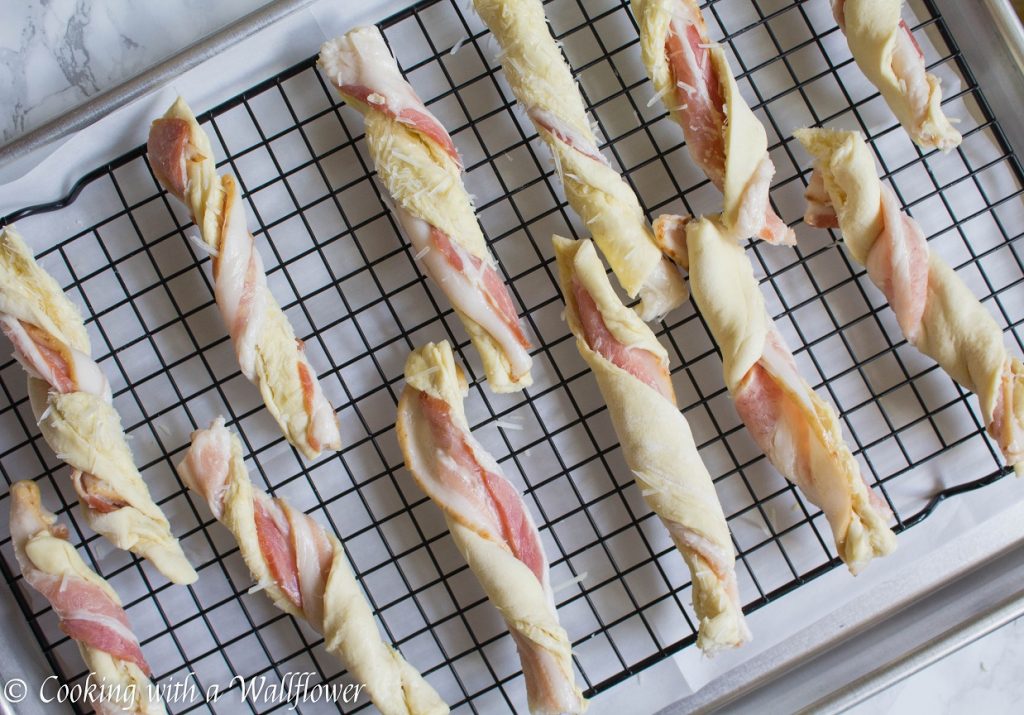 Parmesan Bacon Twists | Cooking with a Wallflower