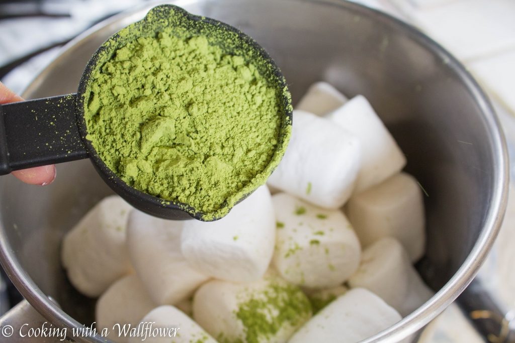 Matcha Rice Crispy Treats | Cooking with a Wallflower