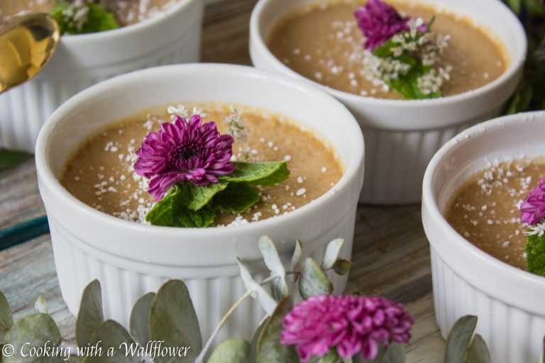 Earl Grey Pots de Creme Cooking with a Wallflower