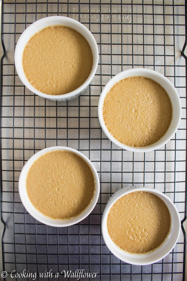 Earl Grey Pots de Creme Cooking with a Wallflower