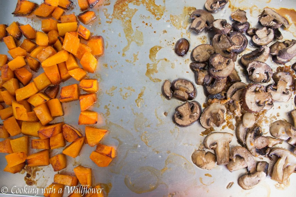 Roasted Maple Butternut Squash and Garlic Mushroom Pizza | Cooking with a Wallflower