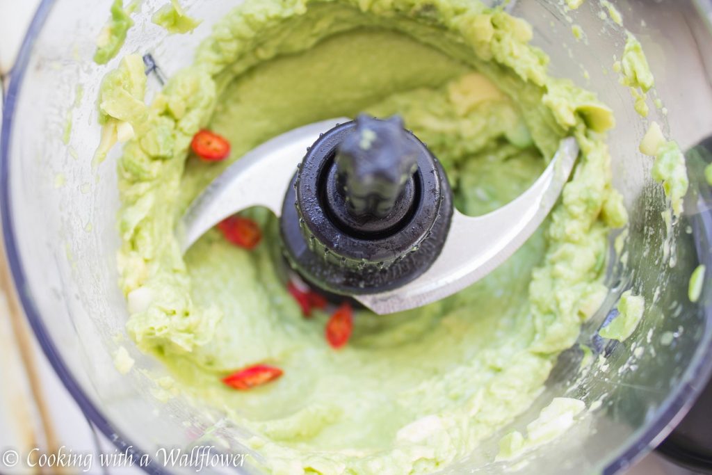 Garlic Lemon Guacamole | Cooking with a Wallflower