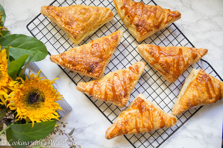 Salted Caramel Apple Turnovers