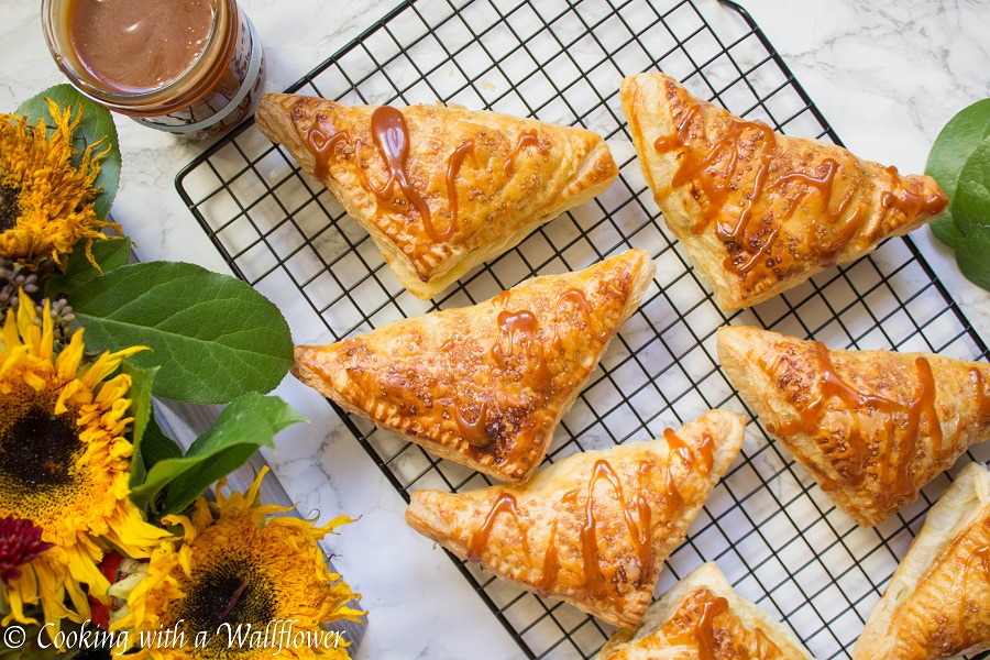 Salted Caramel Apple Turnovers | Cooking with a Wallflower