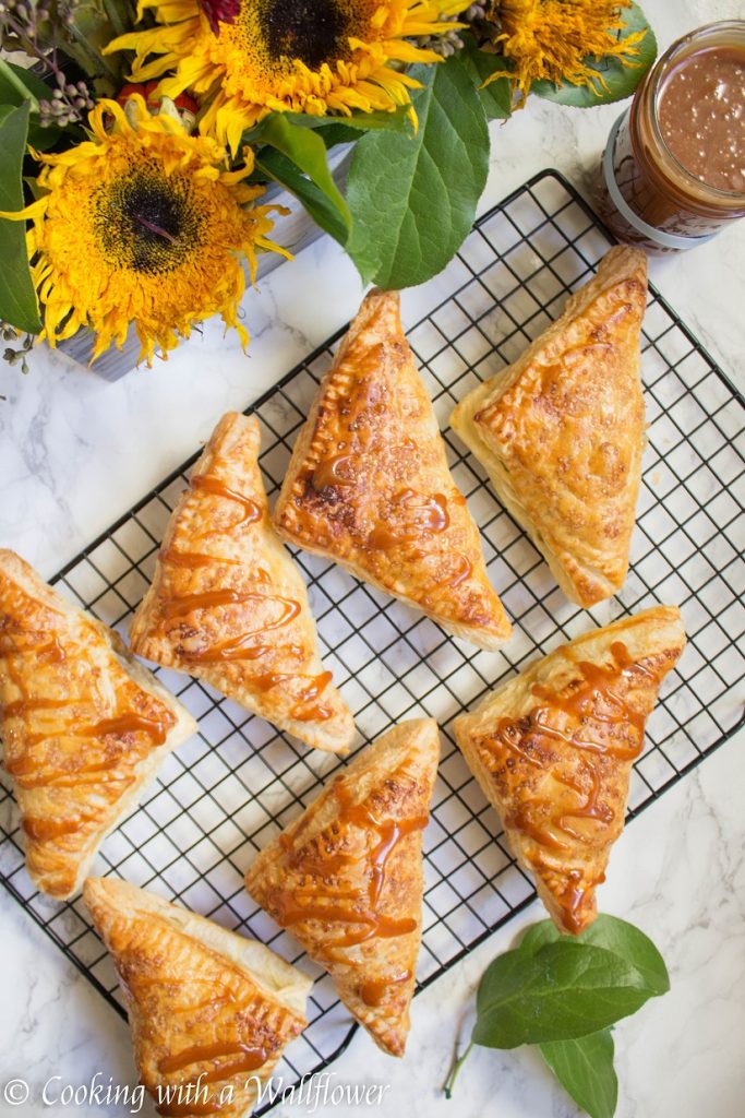 Salted Caramel Apple Turnovers | Cooking with a Wallflower