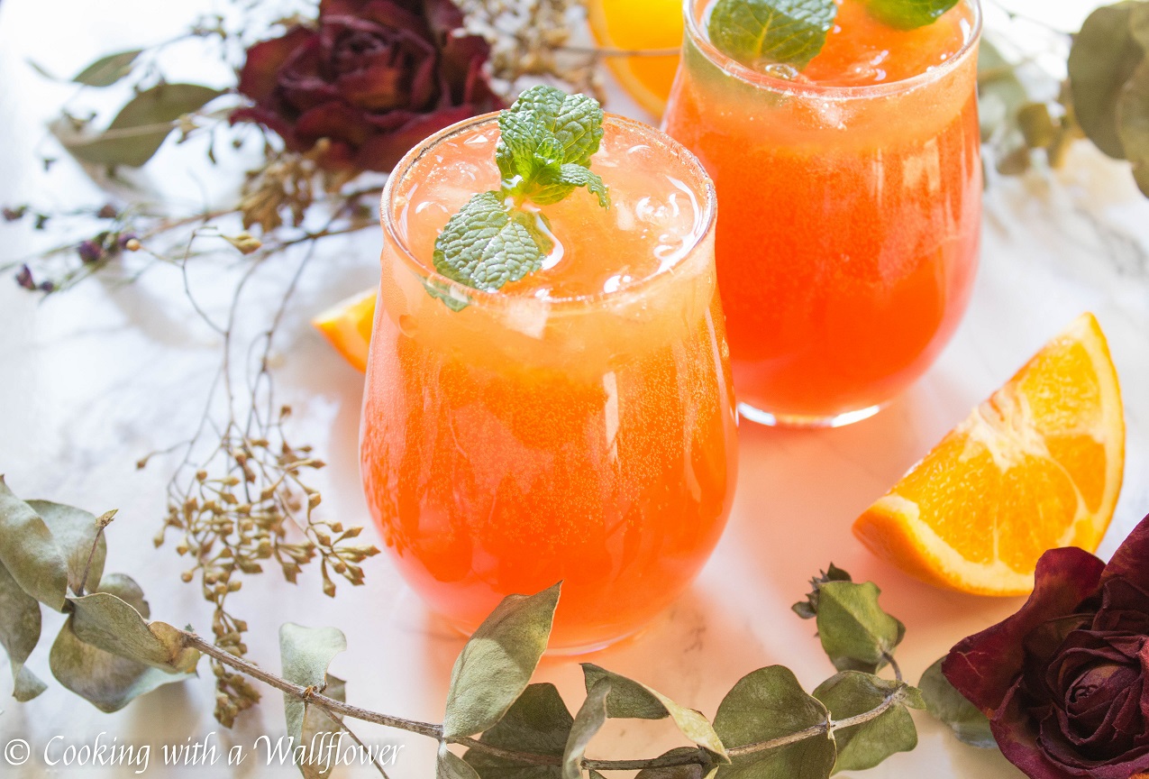Sparkling Hibiscus Orange Soda