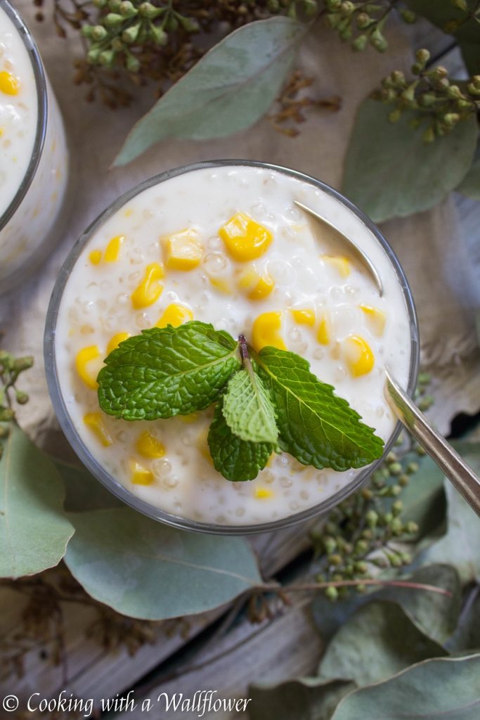 Coconut Corn Tapioca Pudding | Cooking with a Wallflower
