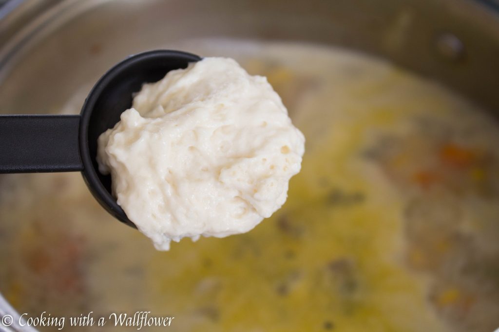 Creamy Vegetable and Dumpling Soup | Cooking with a Wallflower