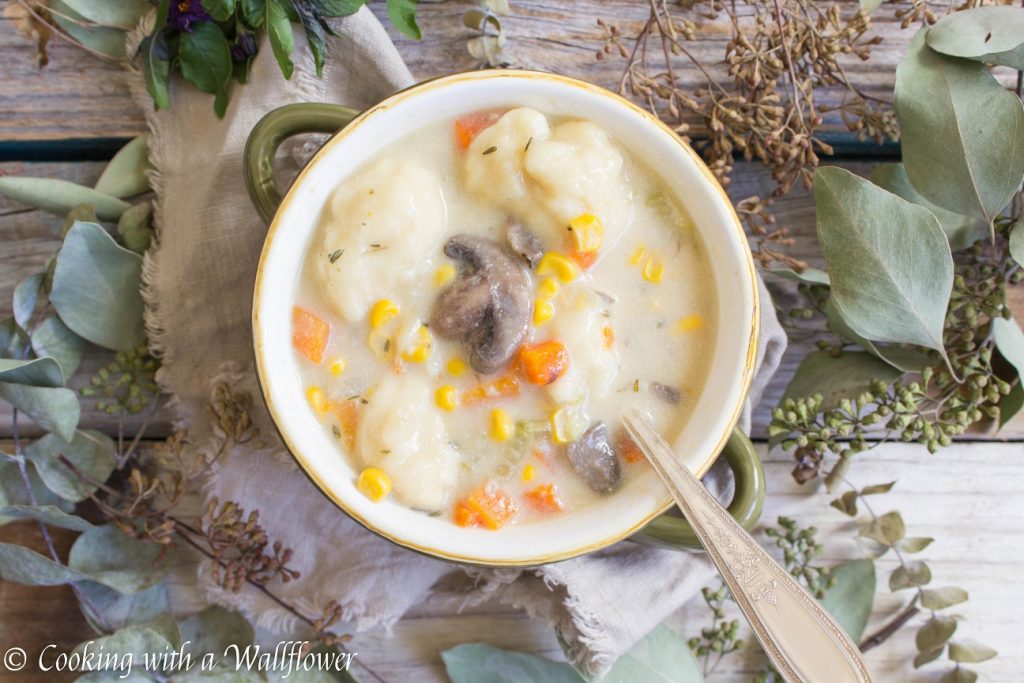 Creamy Vegetable and Dumpling Soup | Cooking with a Wallflower