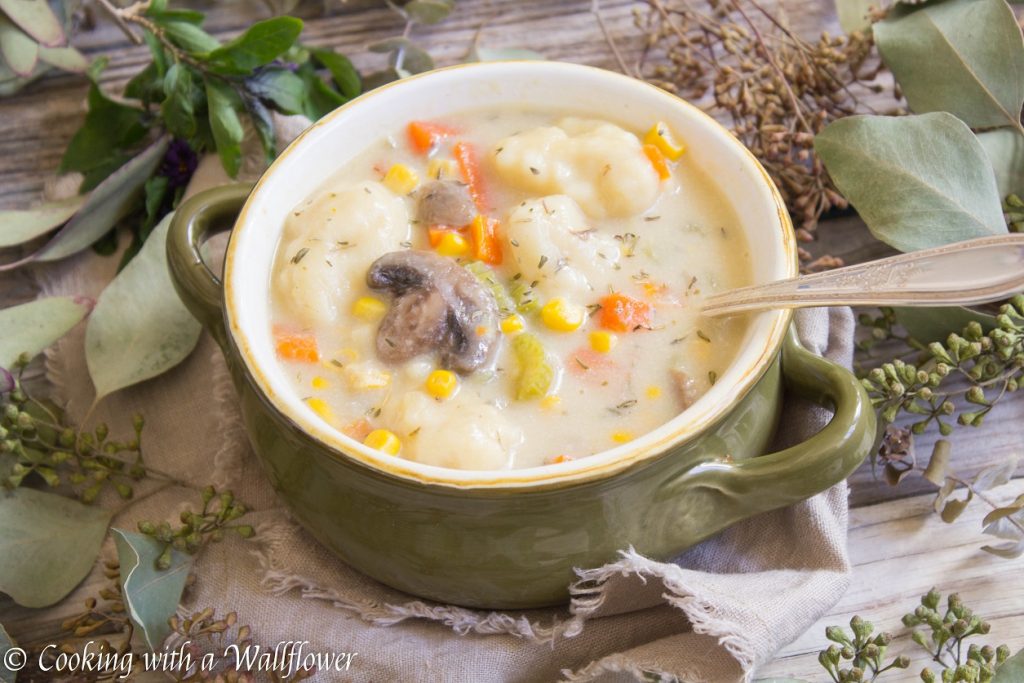 Creamy Vegetable and Dumpling Soup | Cooking with a Wallflower