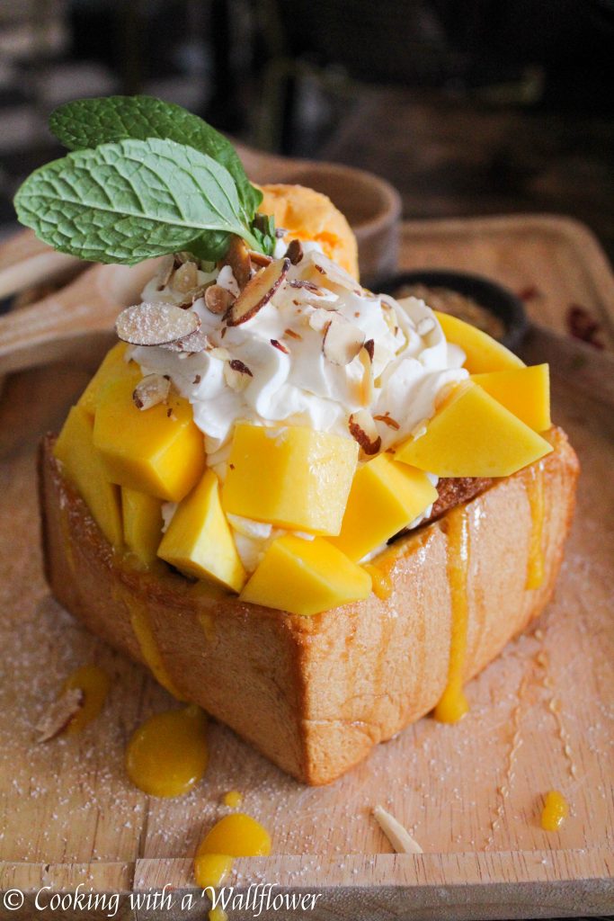 Mango Sticky Rice Toast Box