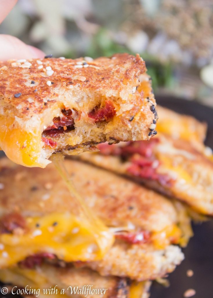Sun-Dried Tomato Grilled Cheese Sandwich | Cooking with a Wallflower