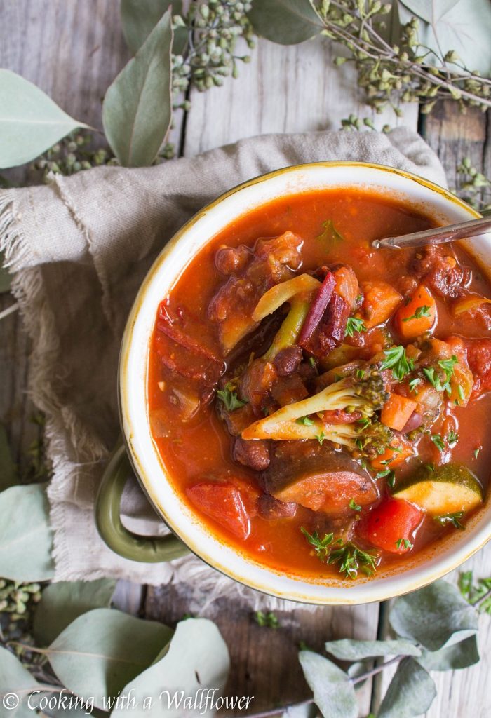 Vegetable Medley Chili  | Cooking with a Wallflower