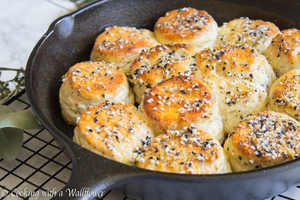 Everything Spice Buttermilk Biscuits  | Cooking with a Wallflower
