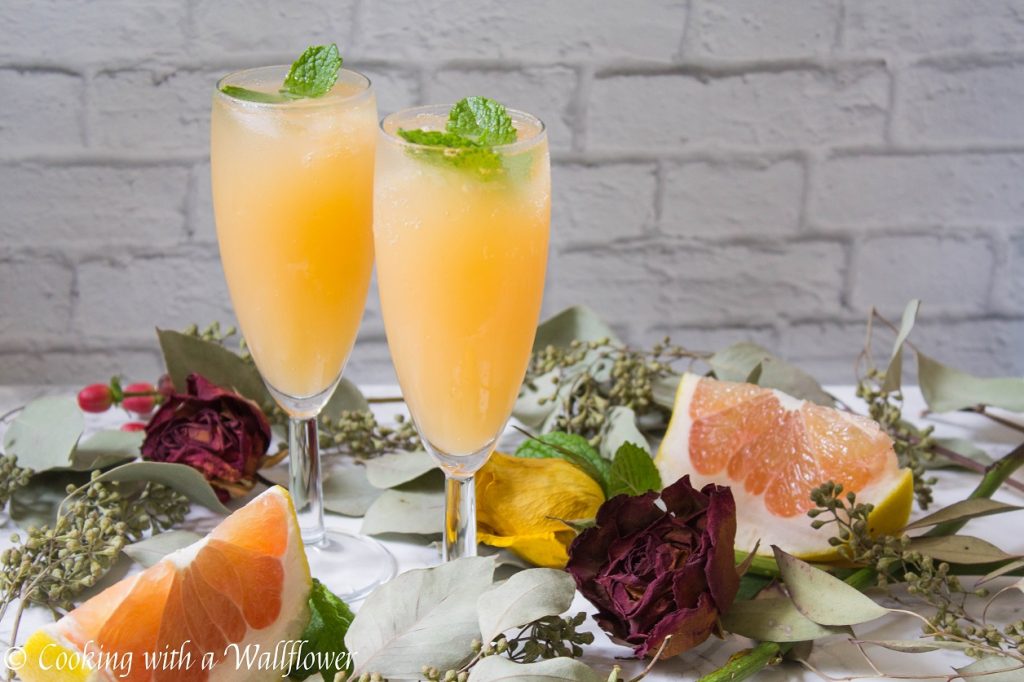 Grapefruit Mimosas | Cooking with a Wallflower
