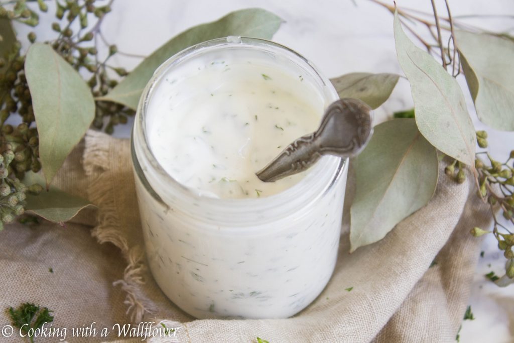 Herby Buttermilk Ranch Dressing | Cooking with a Wallflower