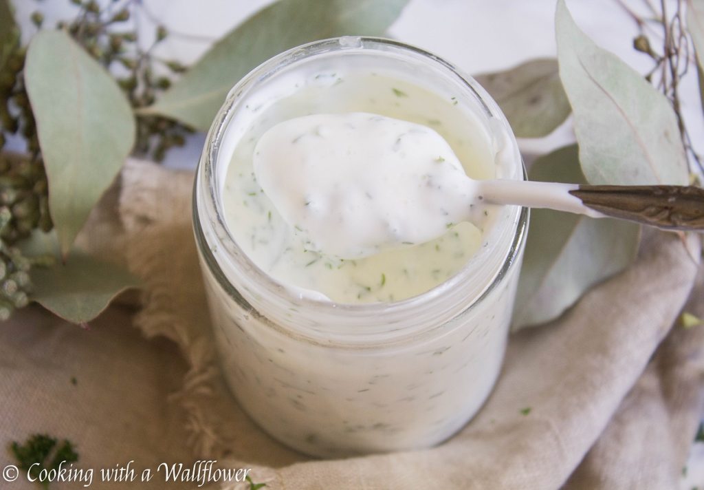 Herby Buttermilk Ranch Dressing | Cooking with a Wallflower