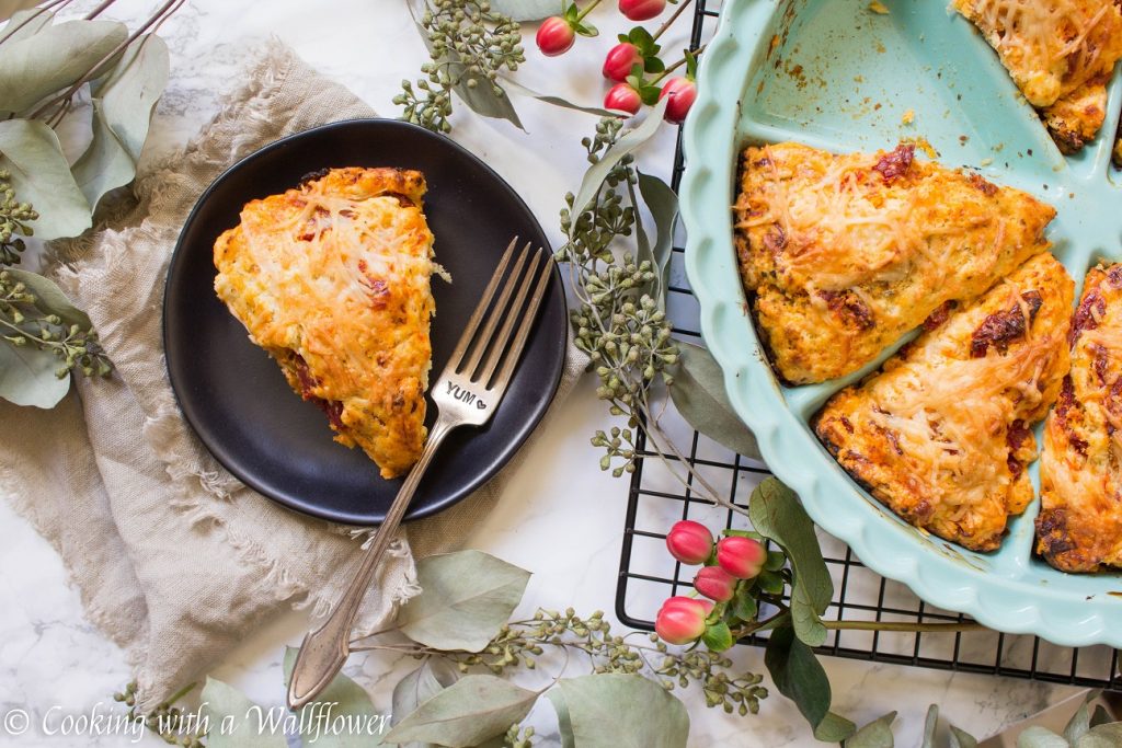 Sun-Dried Tomato Pesto Scones | Cooking with a Wallflower