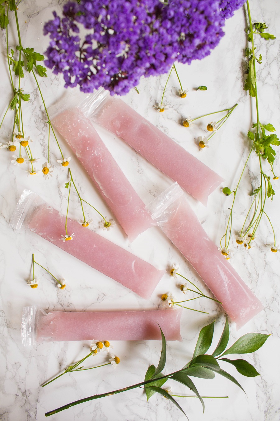 Lychee Rosé Otter Pops - Cooking with a Wallflower