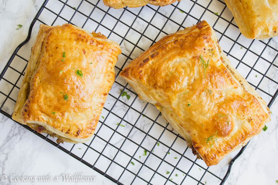 Sun-Dried Tomato Pesto Puff Pastries - Cooking with a Wallflower