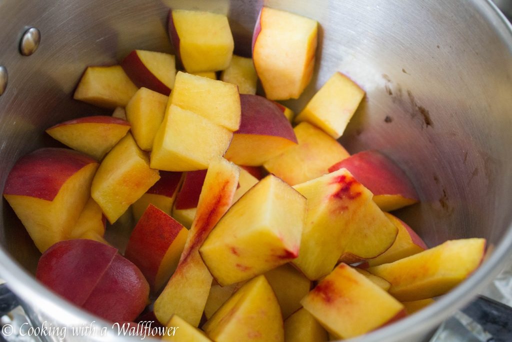 Small Batch Peach Elderflower Jam | Cooking with a Wallflower