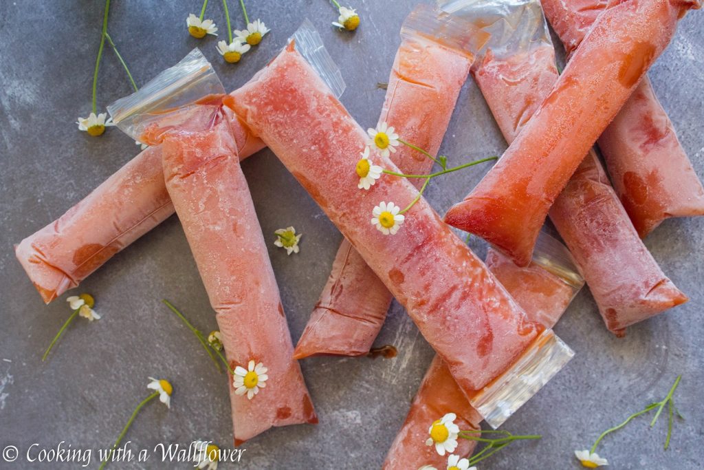 Tangerine Hibiscus Freezer Pops | Cooking with a Wallflower