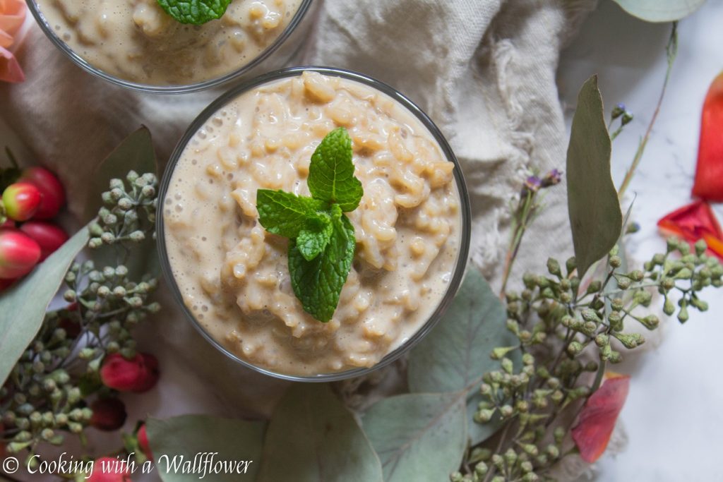 Vanilla Coffee Rice Pudding | Cooking with a Wallflower