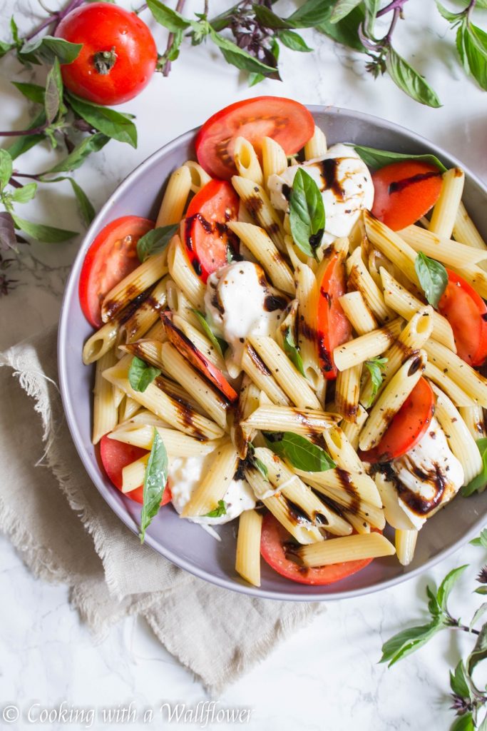 Caprese Pasta Salad | Cooking with a Wallflower