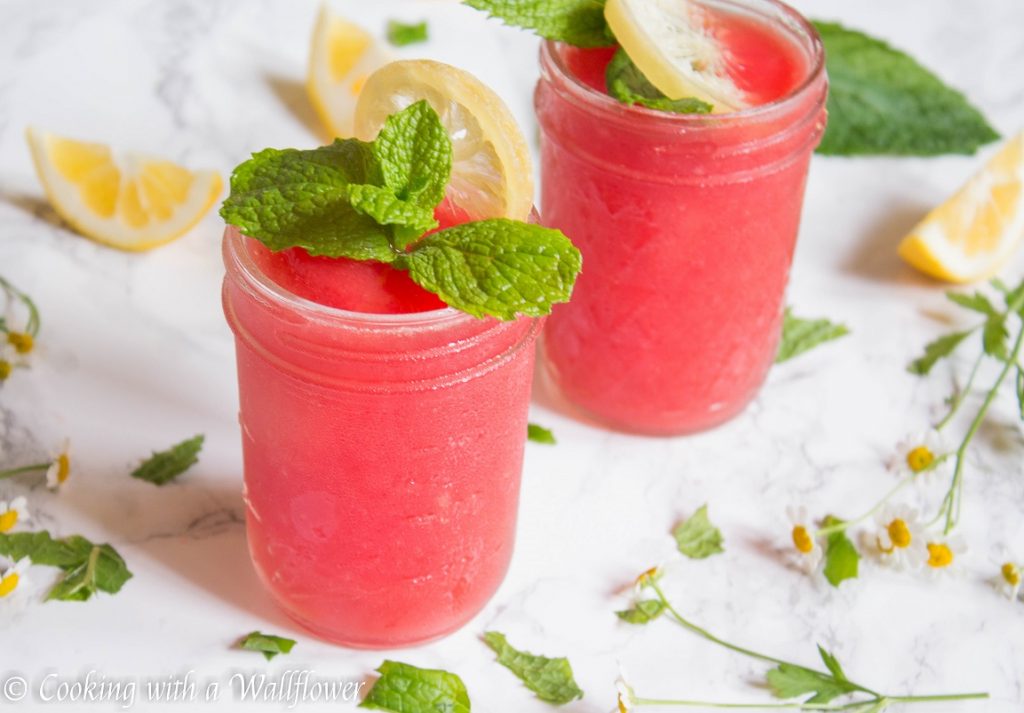 Watermelon Mint Lemonade | Cooking with a Wallflower