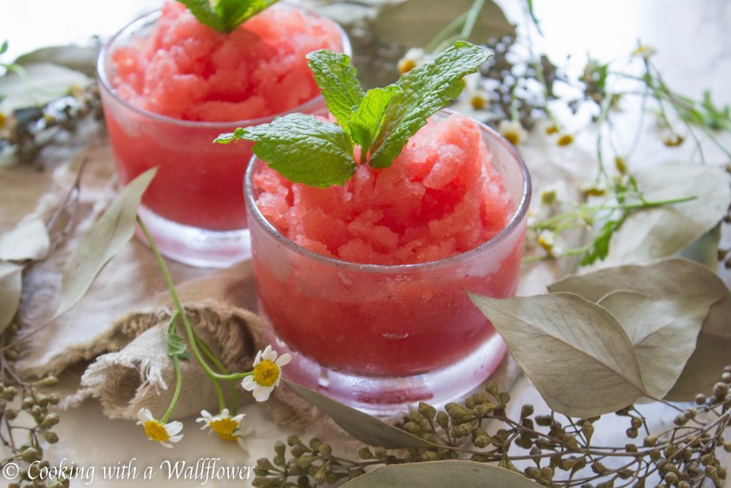 Watermelon Granita | Cooking with a Wallflower