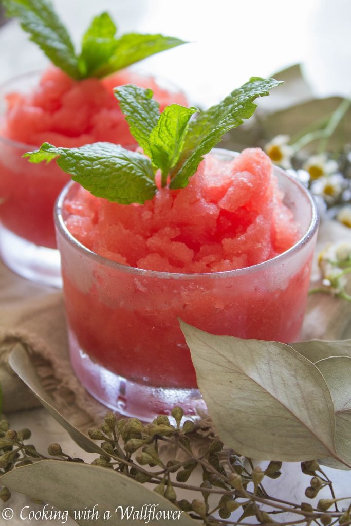 Watermelon Granita | Cooking with a Wallflower